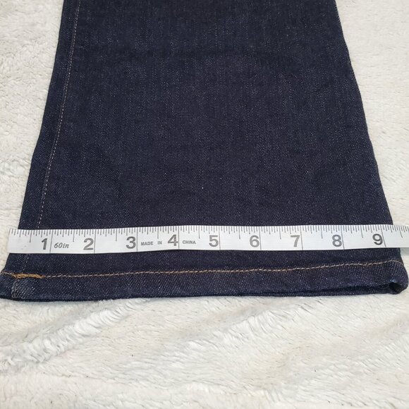Lauren Ralph Lauren Dark Wash Classic Bootcut High Rise Western Denim Jean 10 - Picture 12 of 12